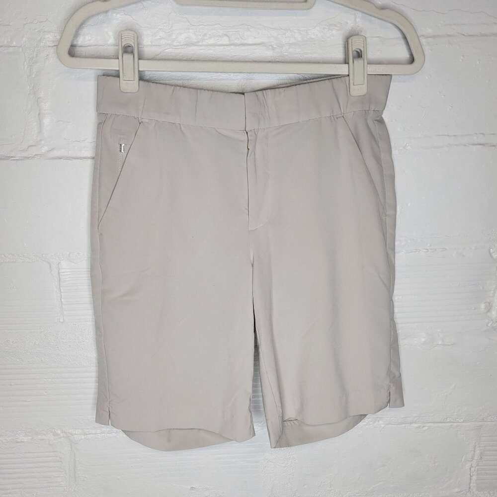 Athleta Women's Size 4 Tribecca Bermuda Shorts Beige